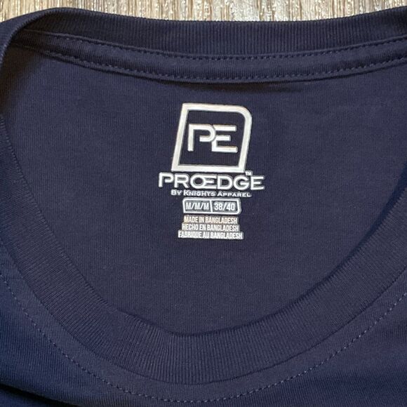 University Of Michigan ProEdge Knights Apparel Men's Blue Tshirt Size Medium EUC - Picture 2 of 5